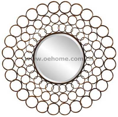 8515 Metal decorative wall mirrors for Hosipitality